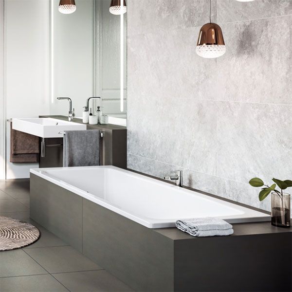 Kaldewei Cayono Duo Double Ended Steel Bath 1700mm x 750mm 0 Tap Hole #4