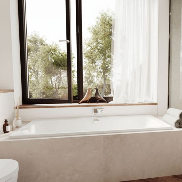 Kaldewei Cayono Duo Double Ended Steel Bath 1800mm x 800mm 0 Tap Hole #3
