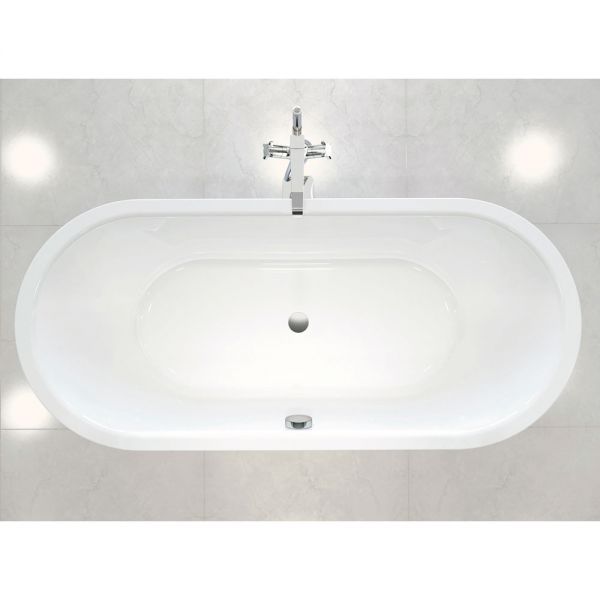 Kaldewei Classic Duo Oval Double Ended Steel Bath 1700mm x 750mm 0 Tap Hole #2