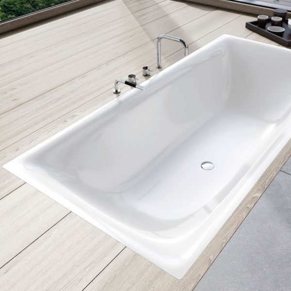 Kaldewei Silenio Double Ended Steel Bath 1800mm x 800mm 0 Tap Hole #2