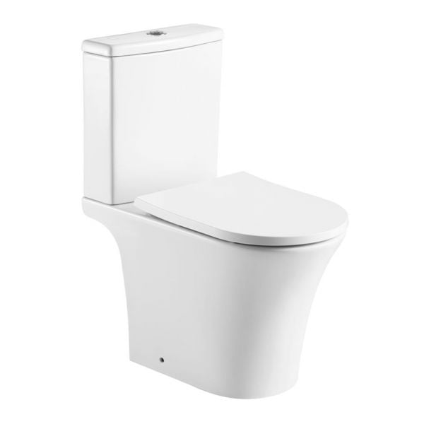 Kartell Kameo Close Coupled Rimless WC with Cistern and Toilet Seat