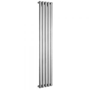 Kartell K Rad Aspen Single 1800 x 250 Stainless Steel Oval Tube Designer Radiator