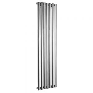 Kartell K Rad Aspen Single 1800 x 450 Stainless Steel Oval Tube Designer Radiator