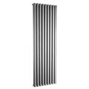 Kartell K Rad Aspen Double 1800 x 560 Stainless Steel Oval Tube Designer Radiator