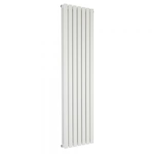Kartell K Rad Aspen Vertical Double White 1600 x 420 Oval Tube Designer Radiator