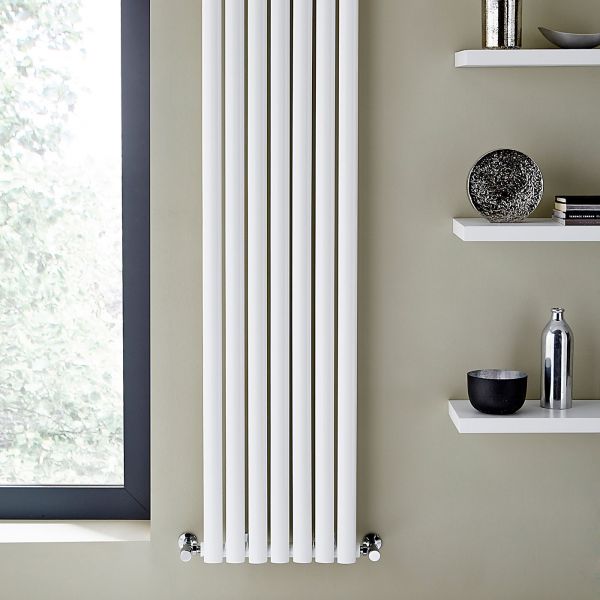 Kartell K Rad Aspen Vertical Single White 1800 x 540 Oval Tube Designer