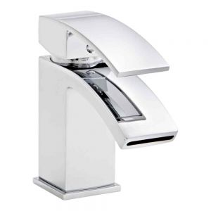 Kartell Flair Chrome Mono Basin Mixer Tap with Click Waste