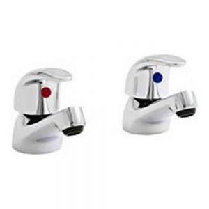 Kartell G4K Chrome Basin Pillar Taps