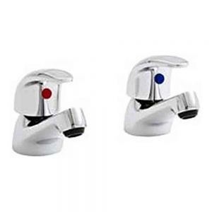 Kartell G4K Chrome Bath Pillar Taps