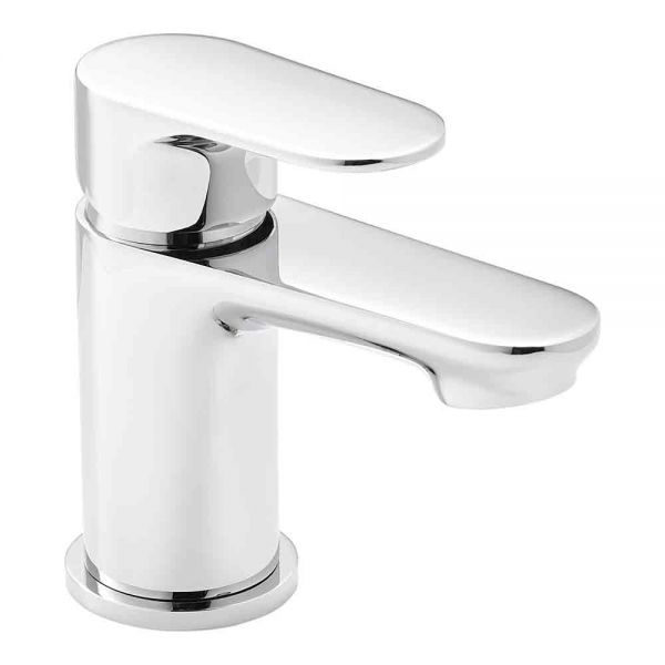 Kartell Mirage Chrome Mini Basin Mixer Tap with Click Waste
