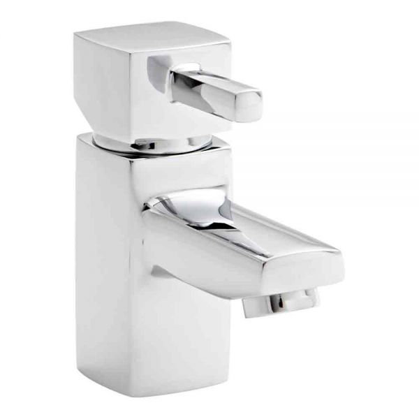 Kartell Mode Chrome Mini Basin Mixer Tap with Click Waste
