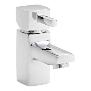 Kartell Mode Chrome Mini Basin Mixer Tap with Click Waste