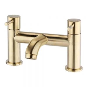 Kartell Ottone Brushed Brass Bath Filler Tap