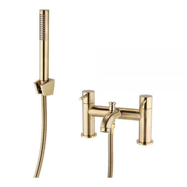 Kartell Ottone Brushed Brass Bath Shower Mixer Tap