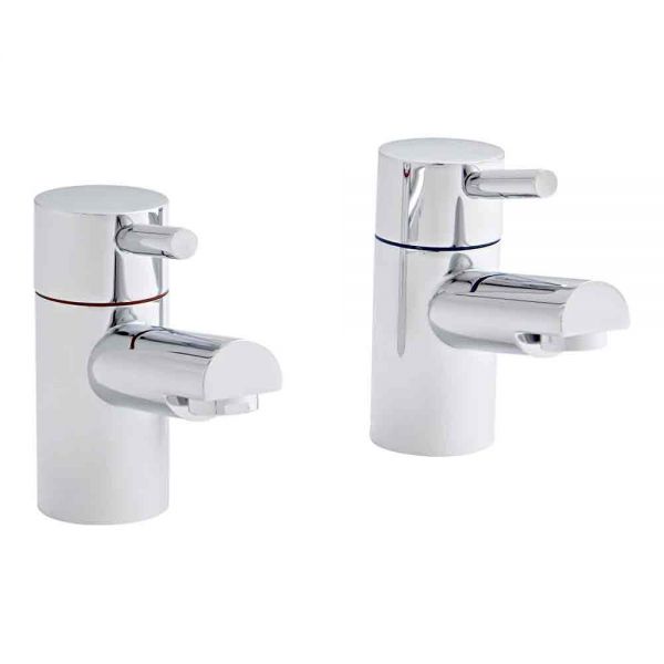 Kartell Plan Chrome Bath Pillar Taps