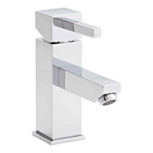 Kartell Pure Chrome Mono Basin Mixer Tap with Click Waste