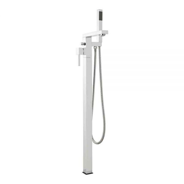 Kartell Pure Chrome Floor Standing Bath Shower Mixer Tap
