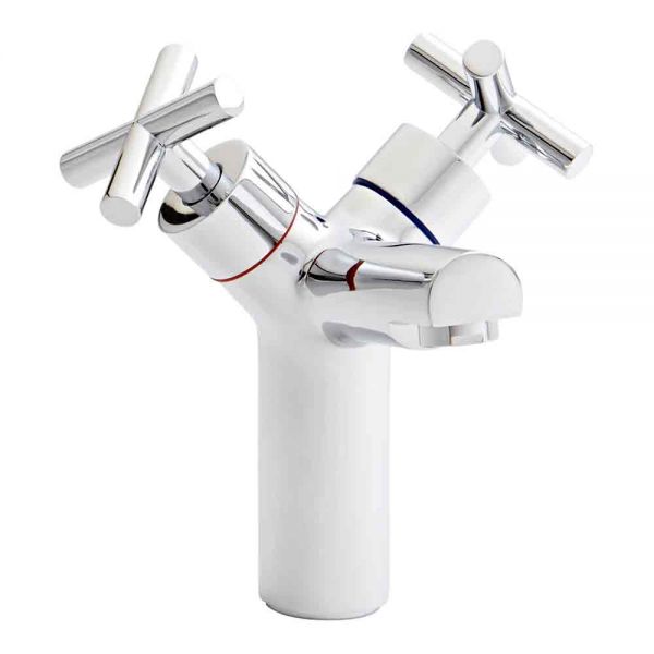 Kartell Times Chrome Mono Basin Mixer Tap with Click Waste