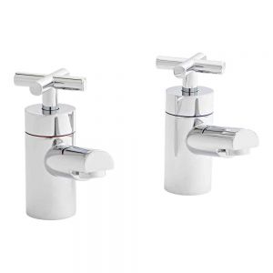 Kartell Times Chrome Bath Pillar Taps