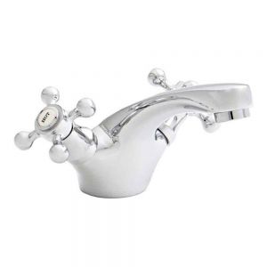 Kartell Viktory Chrome Mono Basin Mixer Tap with Click Waste