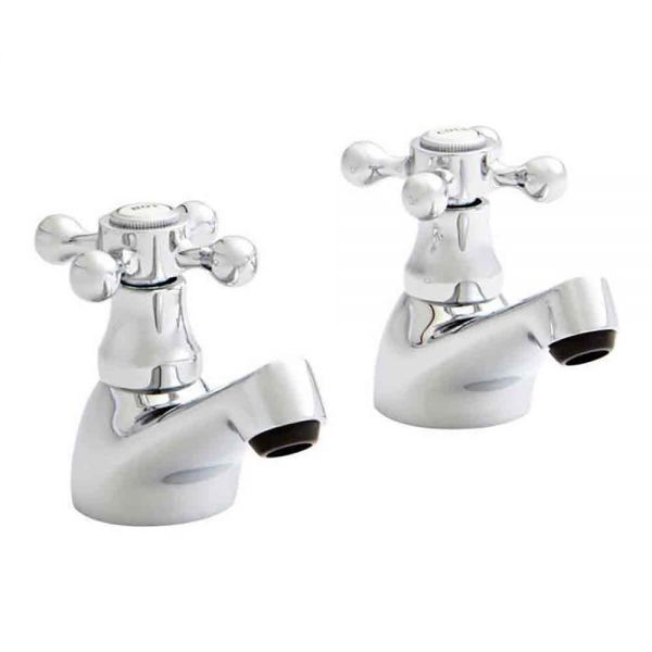 Kartell Viktory Chrome Basin Pillar Taps