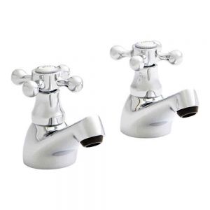 Kartell Viktory Chrome Basin Pillar Taps
