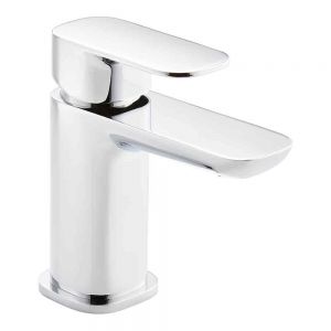 Kartell Visage Chrome Mono Basin Mixer Tap with Click Waste