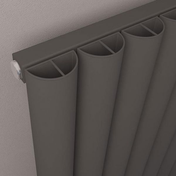 Eastbrook Kelmscott 1800 x 415 Matt Anthracite Aluminium Designer Radiator #4