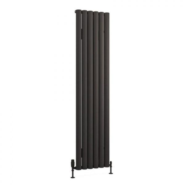 Eastbrook Kelmscott 1800 x 415 Matt Anthracite Aluminium Designer Radiator