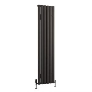 Eastbrook Kelmscott 1800 x 415 Matt Anthracite Aluminium Designer Radiator