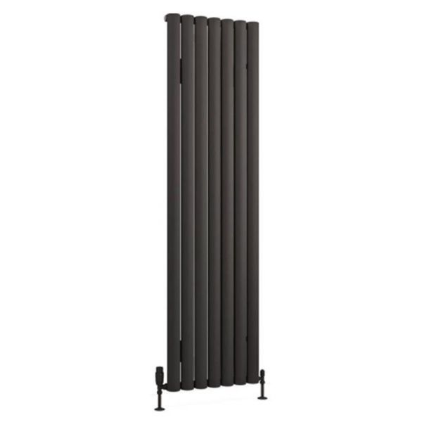 Eastbrook Kelmscott 1800 x 485 Matt Anthracite Aluminium Designer Radiator