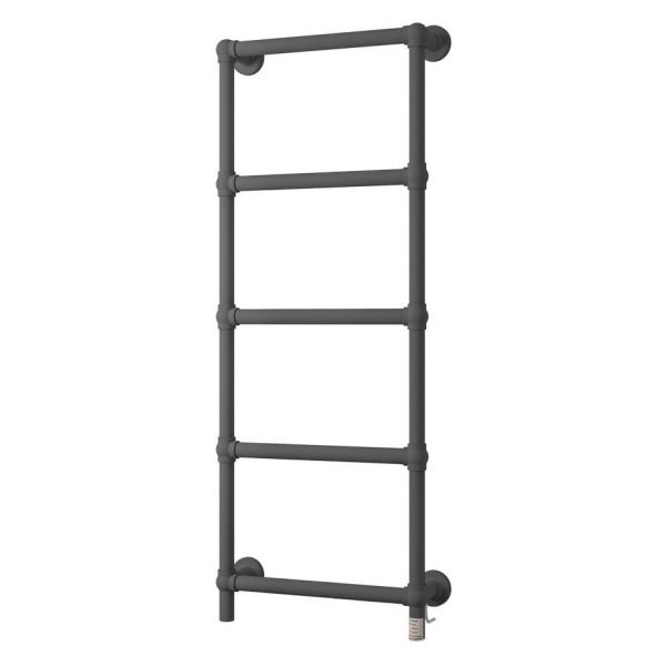 Eastbrook Kennet Dry Element 1253 x 500 Matt Anthracite Electric Traditional Towel Rail