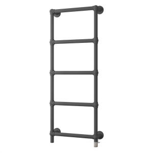 Eastbrook Kennet Dry Element 1253 x 500 Matt Anthracite Electric Traditional Towel Rail