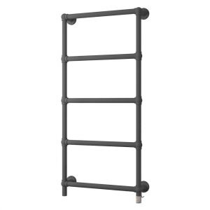 Eastbrook Kennet Dry Element 1253 x 600 Matt Anthracite Electric Traditional Towel Rail