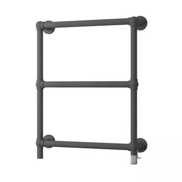 Eastbrook Kennet Dry Element 745 x 600 Matt Anthracite Electric Traditional Towel Rail