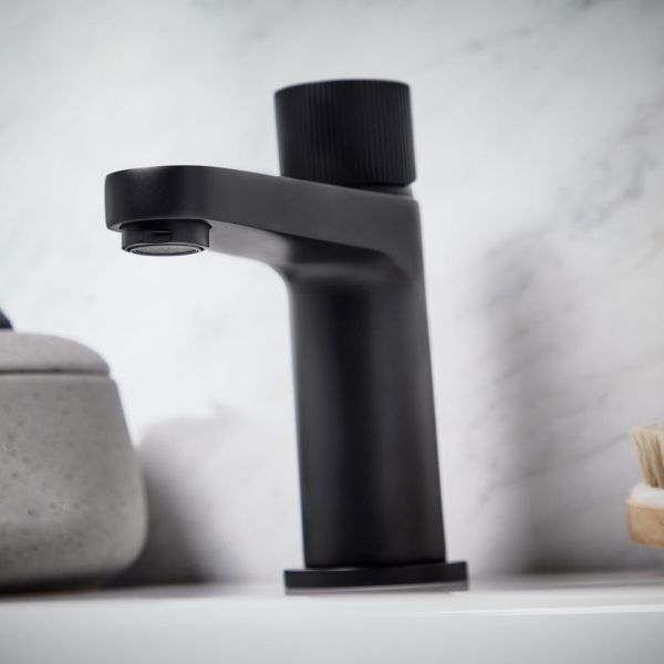 Apex Koko Black Mono Basin Mixer Tap #3