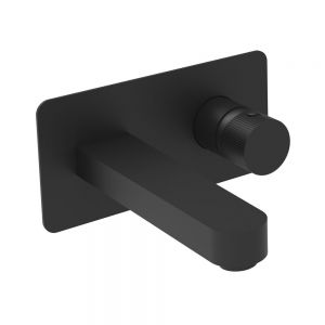 Apex Koko Black Wall Mounted Basin Mixer Tap