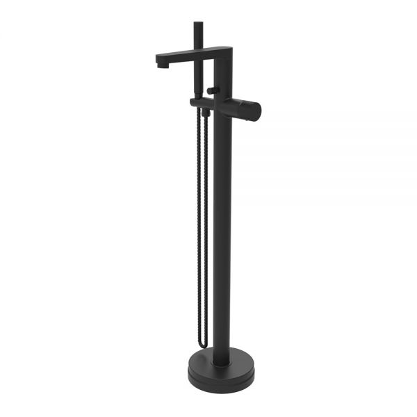 Apex Koko Black Floor Standing Bath Shower Mixer Tap