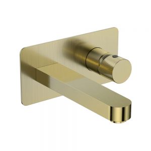 Apex Koko Brass Wall Mounted Basin Mixer Tap