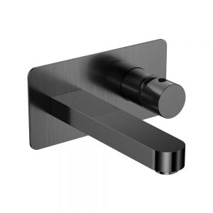 Apex Koko Gunmetal Wall Mounted Basin Mixer Tap