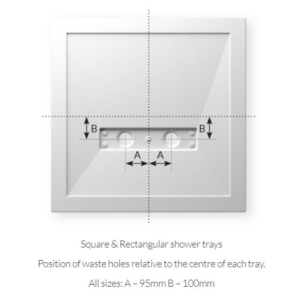 Kudos Connect2 White 1400 x 700 Rectangular Shower Tray #5
