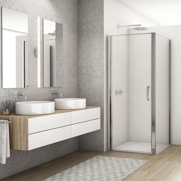Kudos Divera Chrome 700 Pivot Shower Door #2