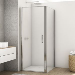 Kudos Divera Chrome 760 Pivot Shower Door