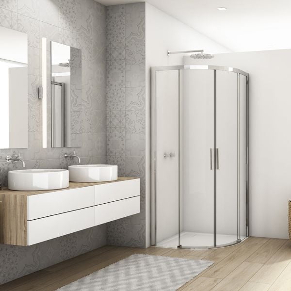 Kudos Divera Chrome 1000 Quadrant Shower Enclosure #2