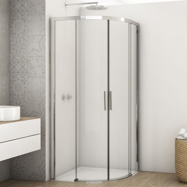 Kudos Divera Chrome 1000 Quadrant Shower Enclosure