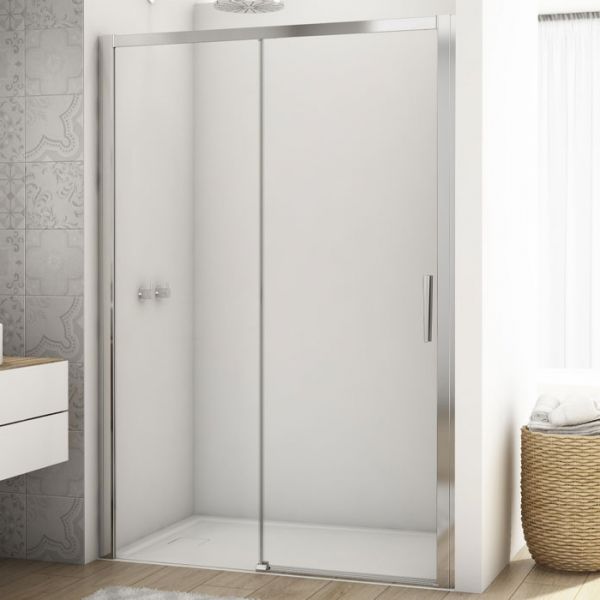 Kudos Divera Chrome 1400 Sliding Shower Door #3