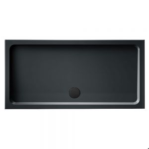 Kudos Kstone Slip Resistant Slate Grey 1400 x 900 Rectangular Shower Tray
