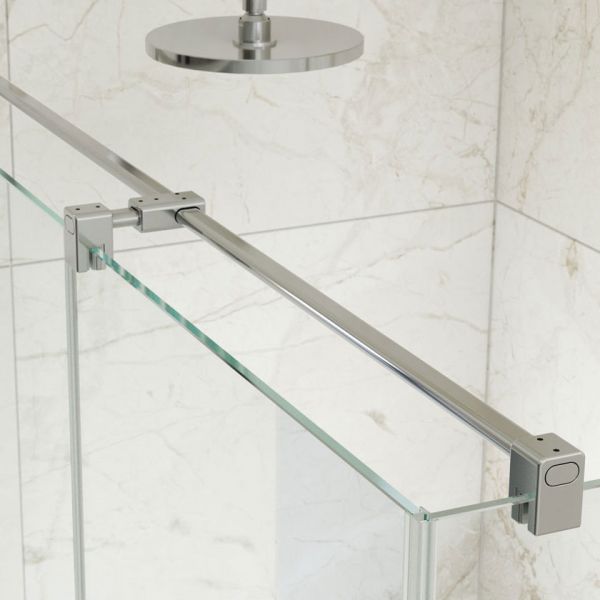 Kudos Siona Chrome 1000 Pivot Shower Door in Corner #2