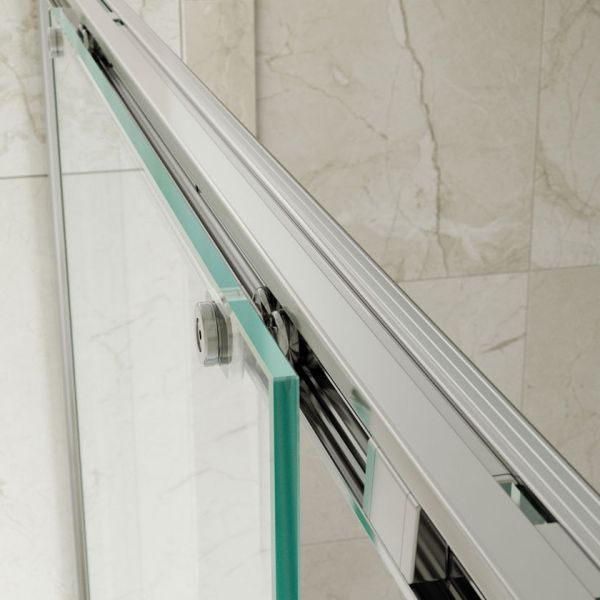 Kudos Siona Chrome 1400 Sliding Shower Door #3