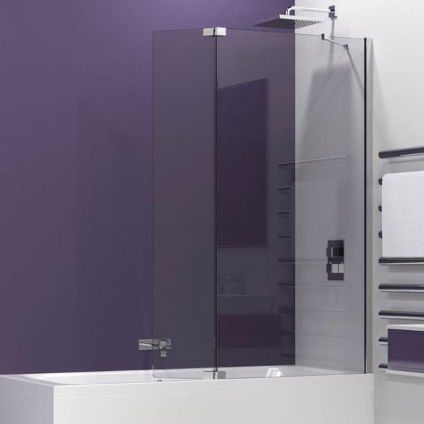 Kudos Ultimate 700 Over Bath Screen Shower Panel Chrome #2